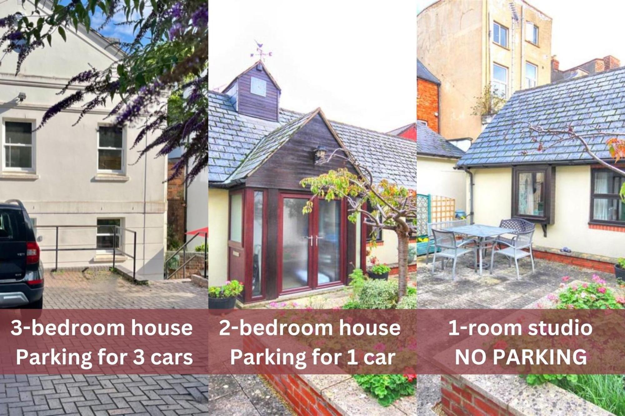 Vernon Place Town Centre, Vernon Cottage 3-Bed With Parking, 1A Vernon Court 2-Bed With Parking, 1B Studio No Parking, Off The High Street Next To Sandford Park Cheltenham Exterior foto